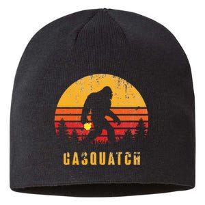 Gasquatch Funny Bigfoot Farting Sasquatch Believer Fart Yeti Sustainable Beanie