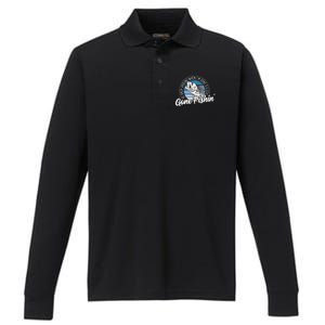 Gone Fishing, Be Back Around When I'm Done O'clock A Funny Performance Long Sleeve Polo