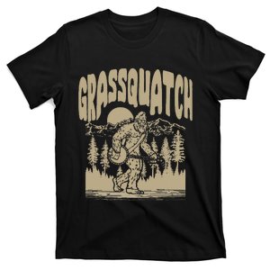 Grassquatch! Funny Bigfoot Banjo Bluegrass Sasquatch Outdoor T-Shirt