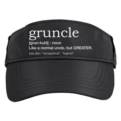  Gruncle for best uncle Adult Drive Performance Visor