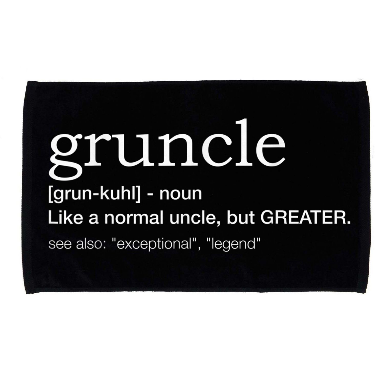  Gruncle for best uncle Microfiber Hand Towel