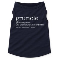  Gruncle for best uncle Doggie Tank