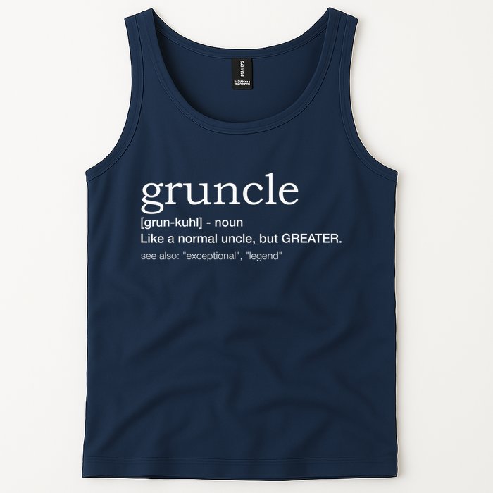  Gruncle for best uncle Tank Top