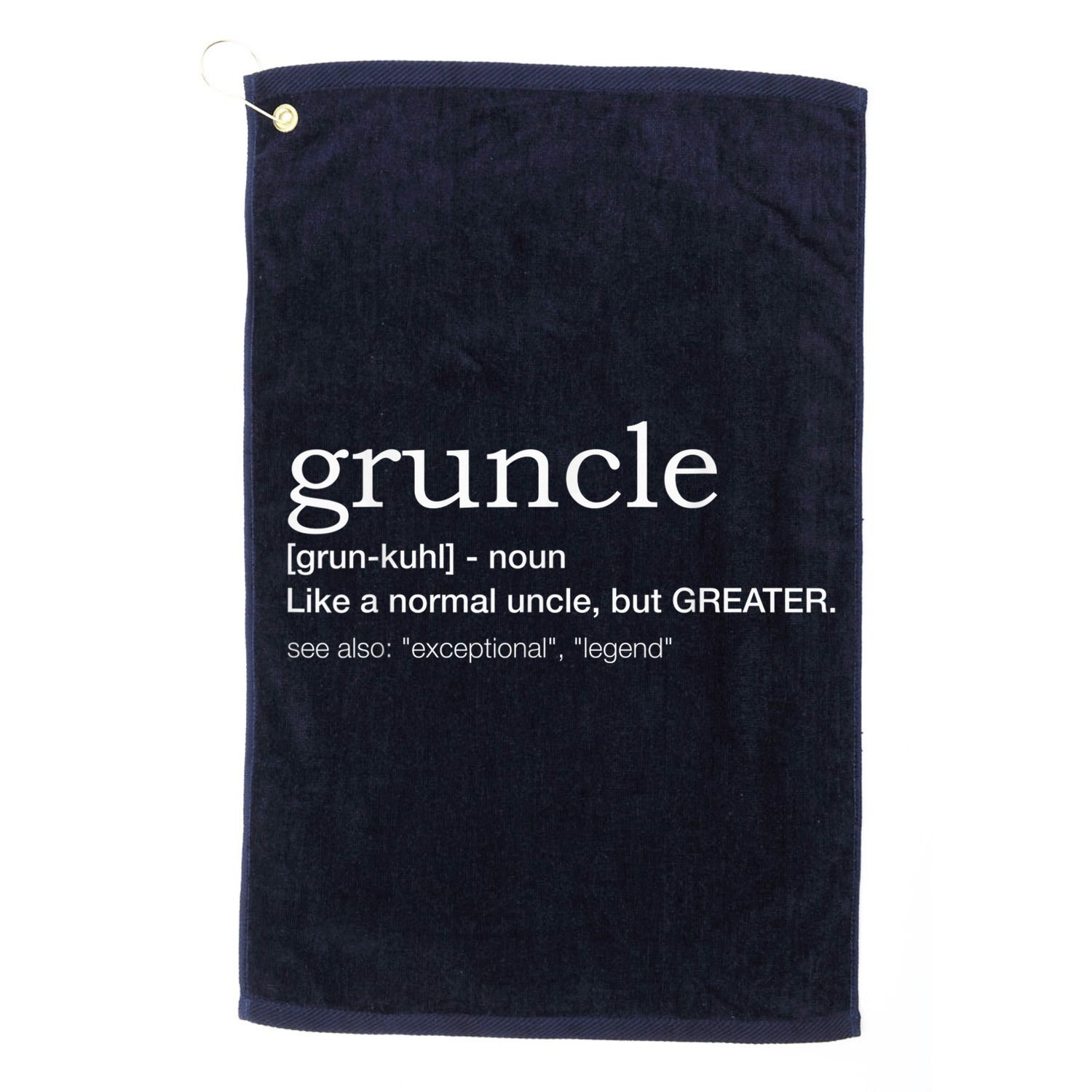  Gruncle for best uncle Golf Towel