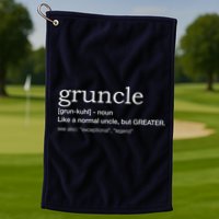  Gruncle for best uncle Golf Towel