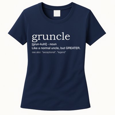  Gruncle for best uncle Womens T-Shirt