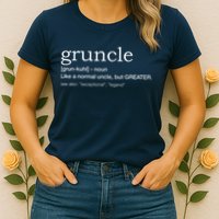  Gruncle for best uncle Womens T-Shirt