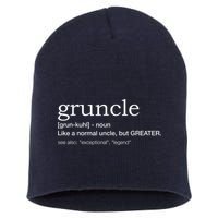  Gruncle for best uncle Short Acrylic Beanie