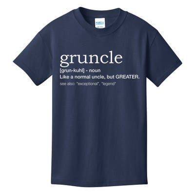  Gruncle for best uncle Kids T-Shirt
