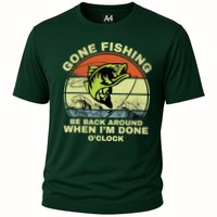 GONE FISHING, BE BACK AROUND WHEN I'M DONE O'CLOCK Performance Shirt