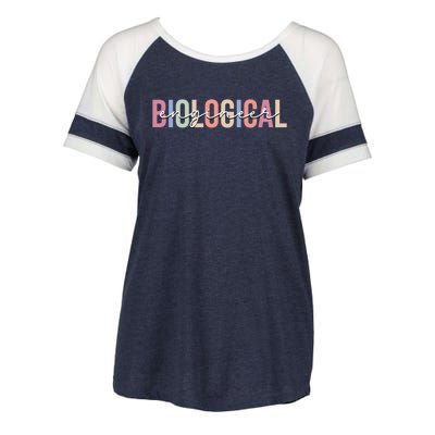 Graphic For Biological Engineer Enza Ladies Jersey Colorblock Tee