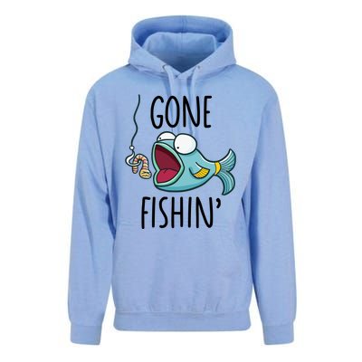 Gone Fishingshirt Boy Girl Funny Fishing Unisex Surf Hoodie