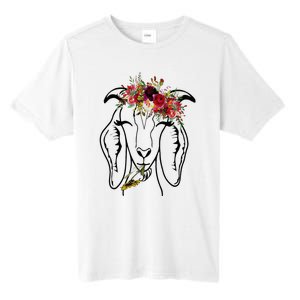 Goats Floral Bandana Headband Farm Animal Goat Graphics Tall Fusion ChromaSoft Performance T-Shirt