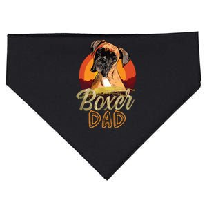 Gift For Boxer Lover Boxer Dad USA-Made Doggie Bandana