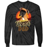 Gift For Boxer Lover Boxer Dad Tie-Dye Long Sleeve Shirt