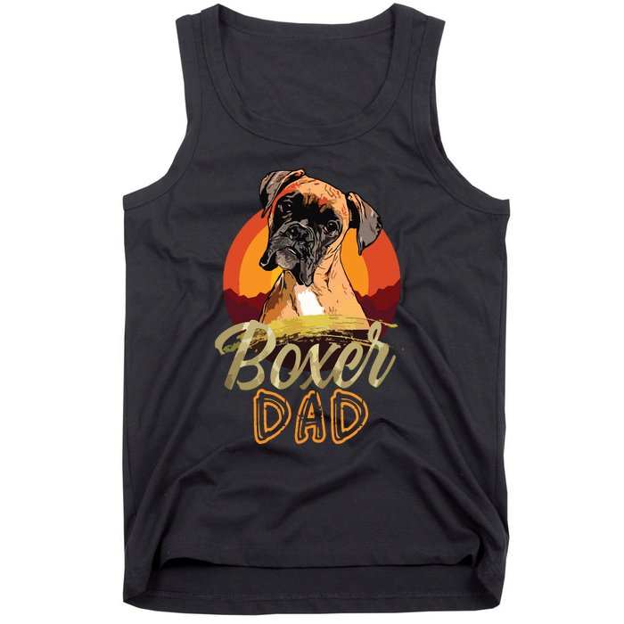 Gift For Boxer Lover Boxer Dad Tank Top