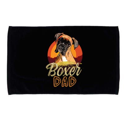 Gift For Boxer Lover Boxer Dad Microfiber Hand Towel