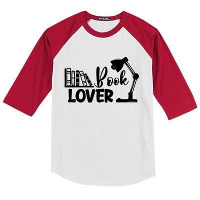 Gift For Book Lover Gift For Bookworm Gift Kids Colorblock Raglan Jersey