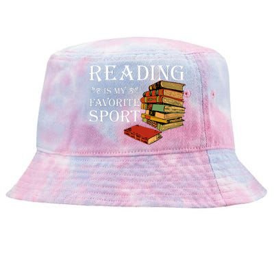 Gift For Book Lovers Reading Is My Favorite Sport Tie-Dyed Bucket Hat