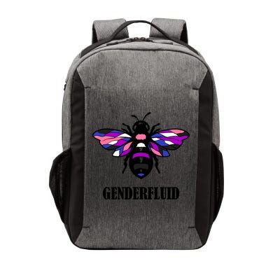 Genderfluid Flag Bee Funny Proud Lgbtq Gender Fluid Pride Gift Vector Backpack