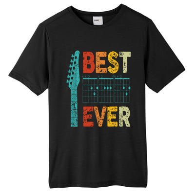 Guitarist Father Best Dad Ever D A D Chord Gifts Guitar Tall Fusion ChromaSoft Performance T-Shirt