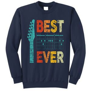 Guitarist Father Best Dad Ever D A D Chord Gifts Guitar Sweatshirt