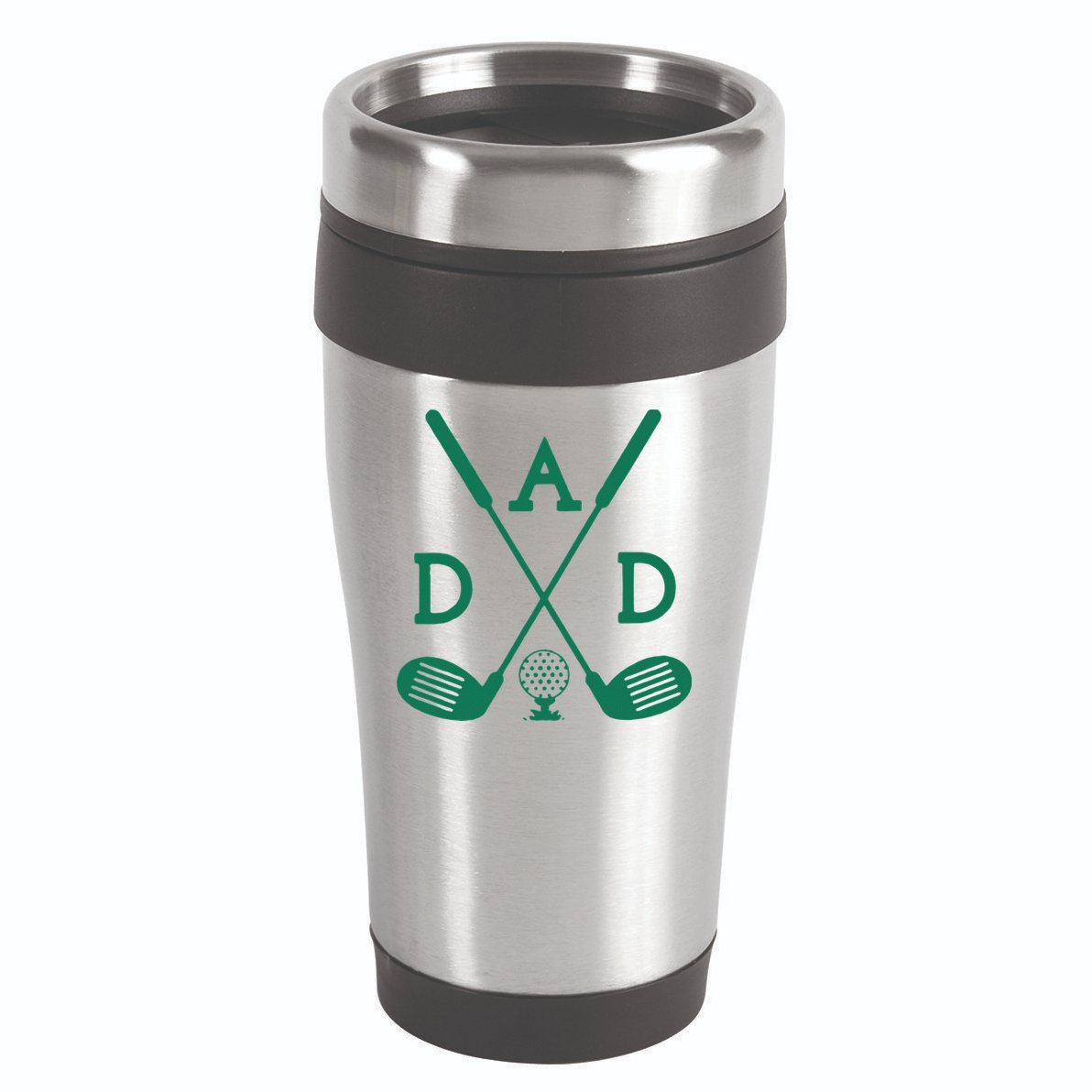 Golf First Birthday Dad Hole In One Golf Sport Matching 16oz Travel Tumbler
