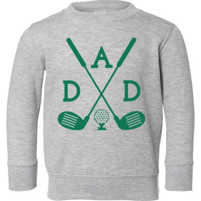 Golf First Birthday Dad Hole In One Golf Sport Matching Toddler Sweatshirt