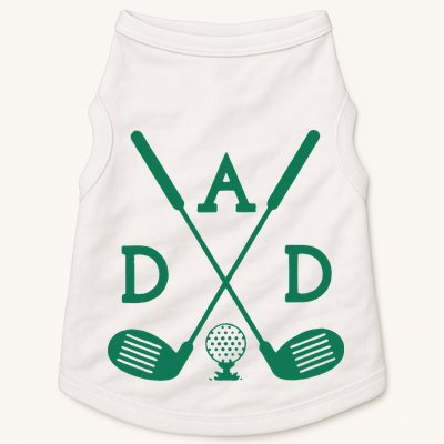Golf First Birthday Dad Hole In One Golf Sport Matching Doggie Tank