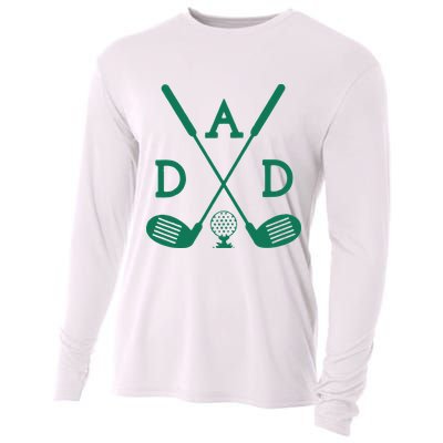 Golf First Birthday Dad Hole In One Golf Sport Matching Cooling Performance Long Sleeve Crew