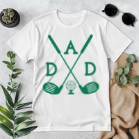 Golf First Birthday Dad Hole In One Golf Sport Matching Premium T-Shirt