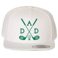 Golf First Birthday Dad Hole In One Golf Sport Matching Wool Snapback Cap