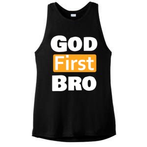 God First Bro Ladies PosiCharge Tri-Blend Wicking Tank