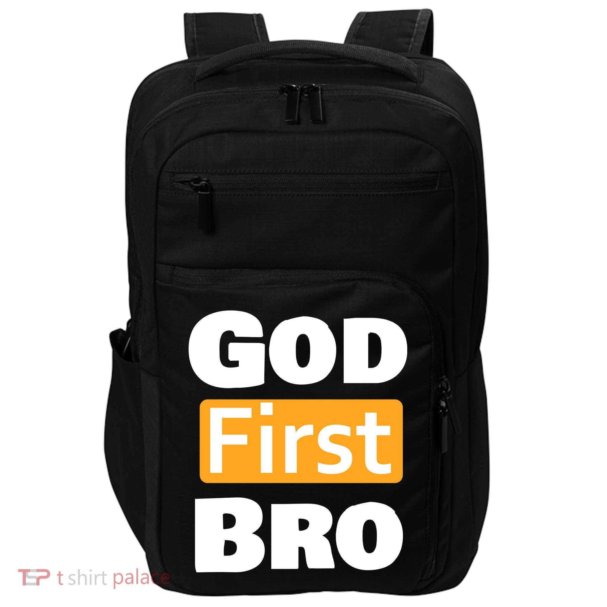 God First Bro Impact Tech Backpack