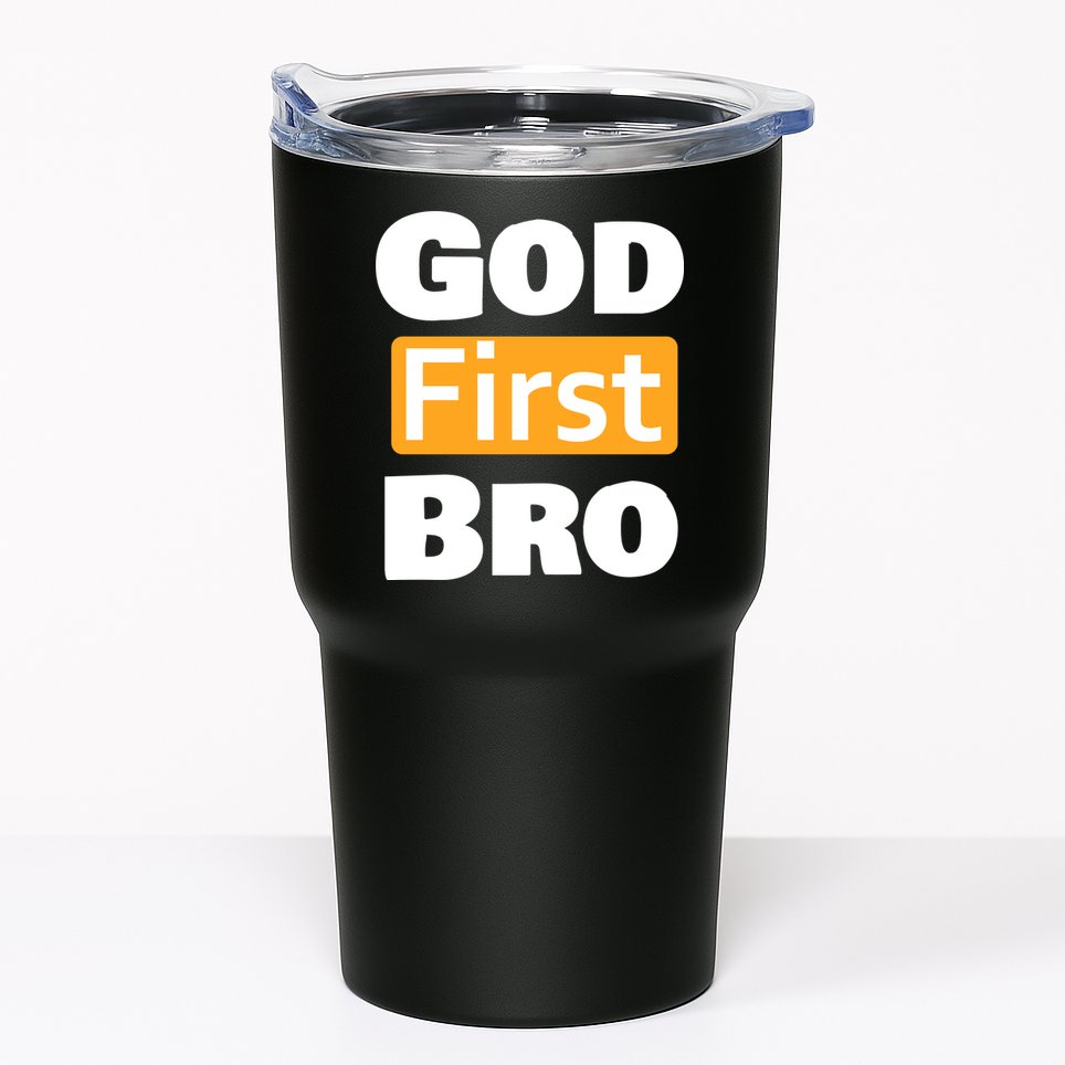 God First Bro Tumbler