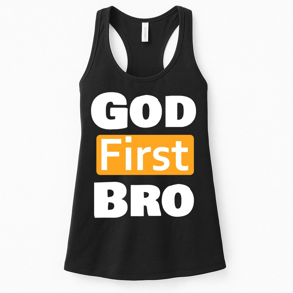 God First Bro Womens Tank Top