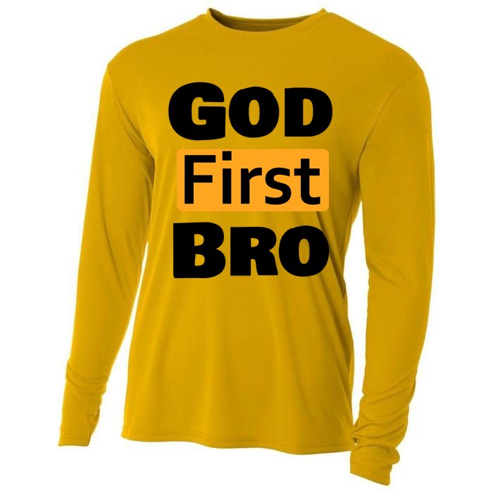 God First Bro Cooling Performance Long Sleeve Crew