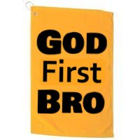 God First Bro Golf Towel