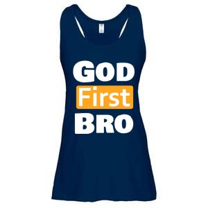 God First Bro Ladies Essential Flowy Tank