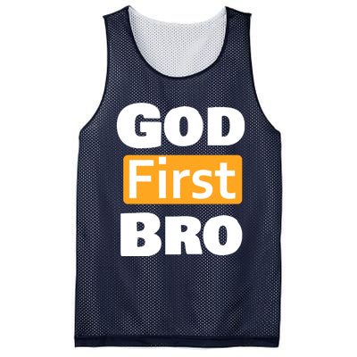 God First Bro Mesh Reversible Basketball Jersey Tank