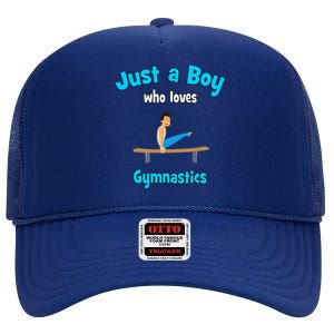 Gymnastics for Boy | Gymnastics High Crown Mesh Back Trucker Hat