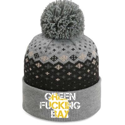 Green Fucking Bay The Baniff Cuffed Pom Beanie