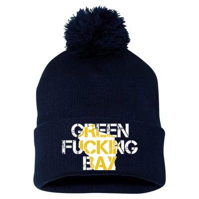 Green Fucking Bay Pom Pom 12in Knit Beanie