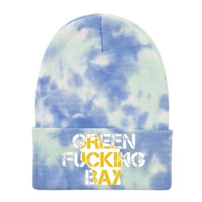 Green Fucking Bay Tie Dye 12in Knit Beanie