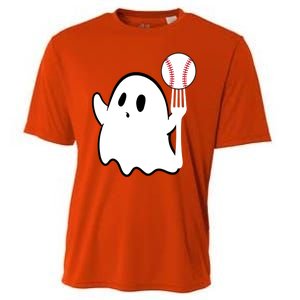 Ghost Forkball Baseball Pitch Fork Ball K Strikeout Cooling Performance Crew T-Shirt