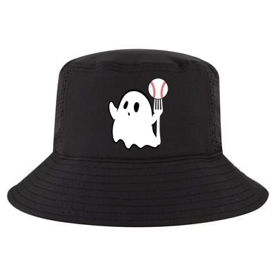 Ghost Forkball Baseball Pitch Fork Ball K Strikeout Cool Comfort Performance Bucket Hat