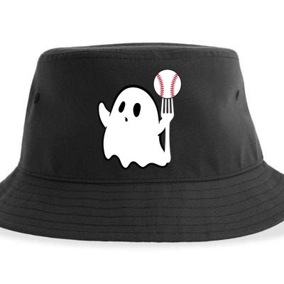 Ghost Forkball Baseball Pitch Fork Ball K Strikeout Sustainable Bucket Hat