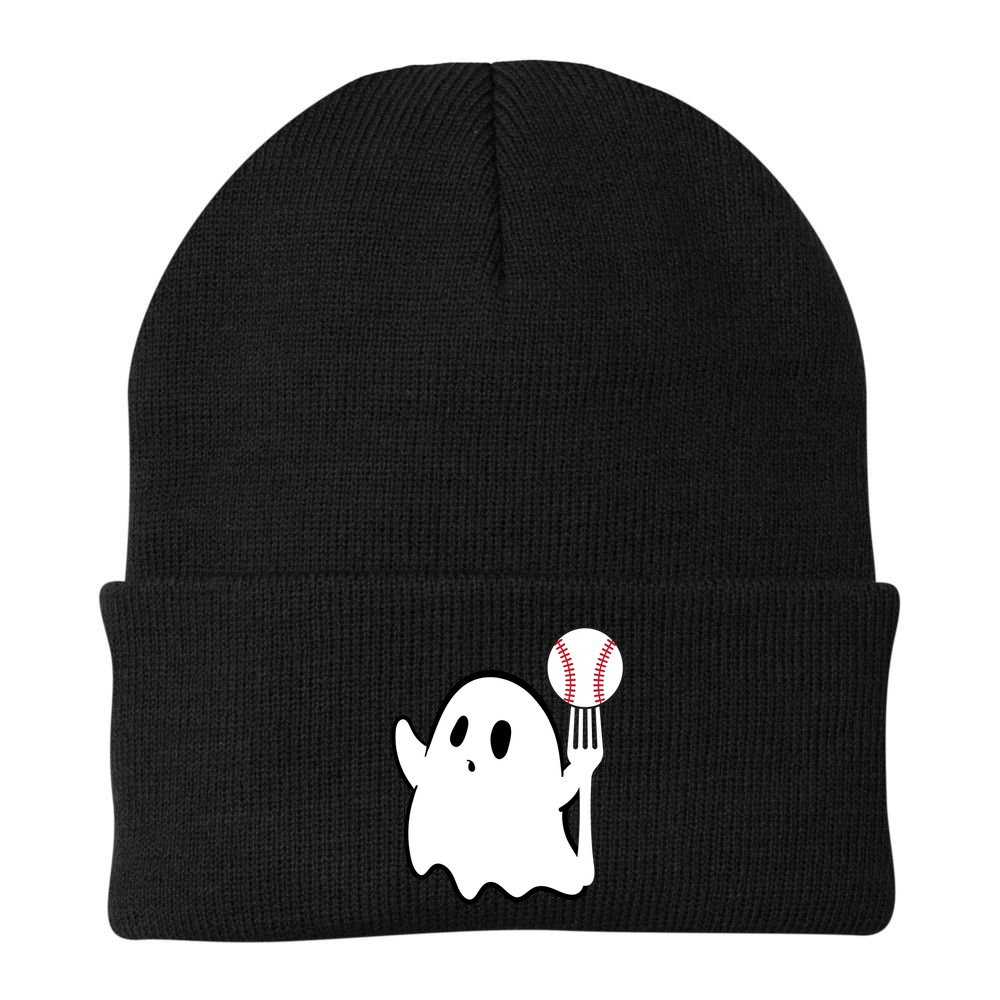 Ghost Forkball Baseball Pitch Fork Ball K Strikeout Beanie