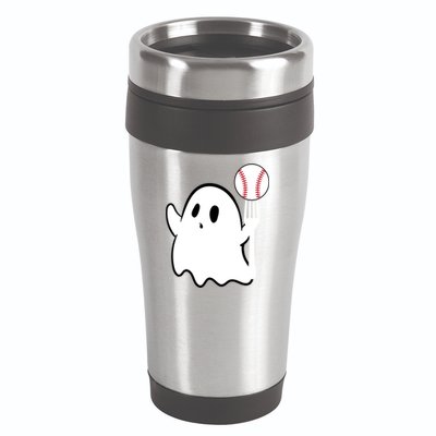 Ghost Forkball Baseball Pitch Fork Ball K Strikeout 16oz Travel Tumbler