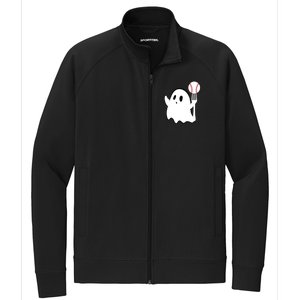 Ghost Forkball Baseball Pitch Fork Ball K Strikeout Stretch Full-Zip Cadet Jacket